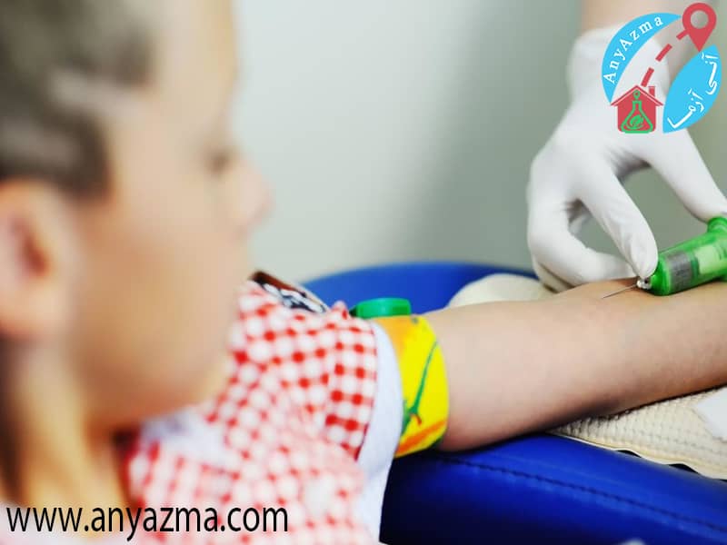 آزمایش خون کودکان و نوزادان