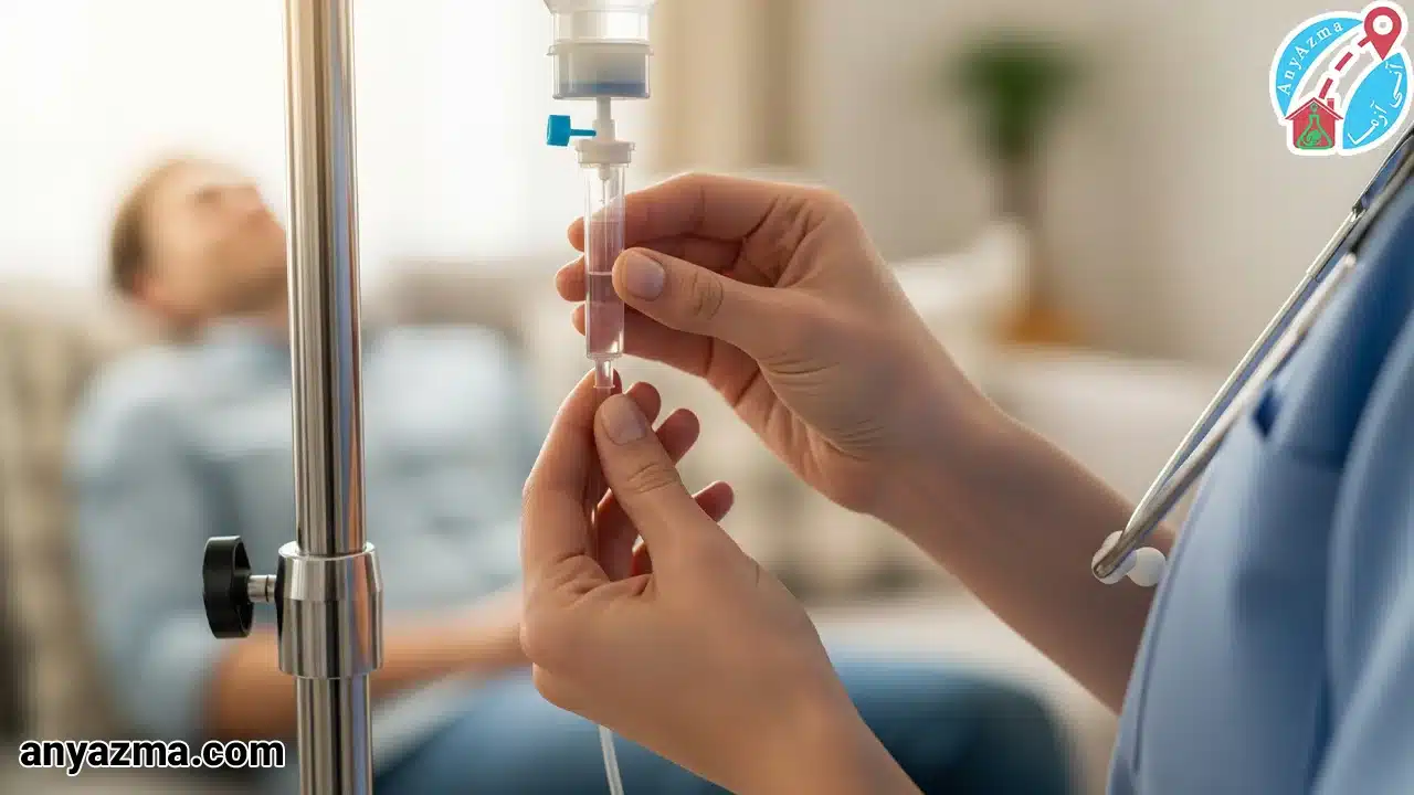 تزریق سرم در منزل تبریز