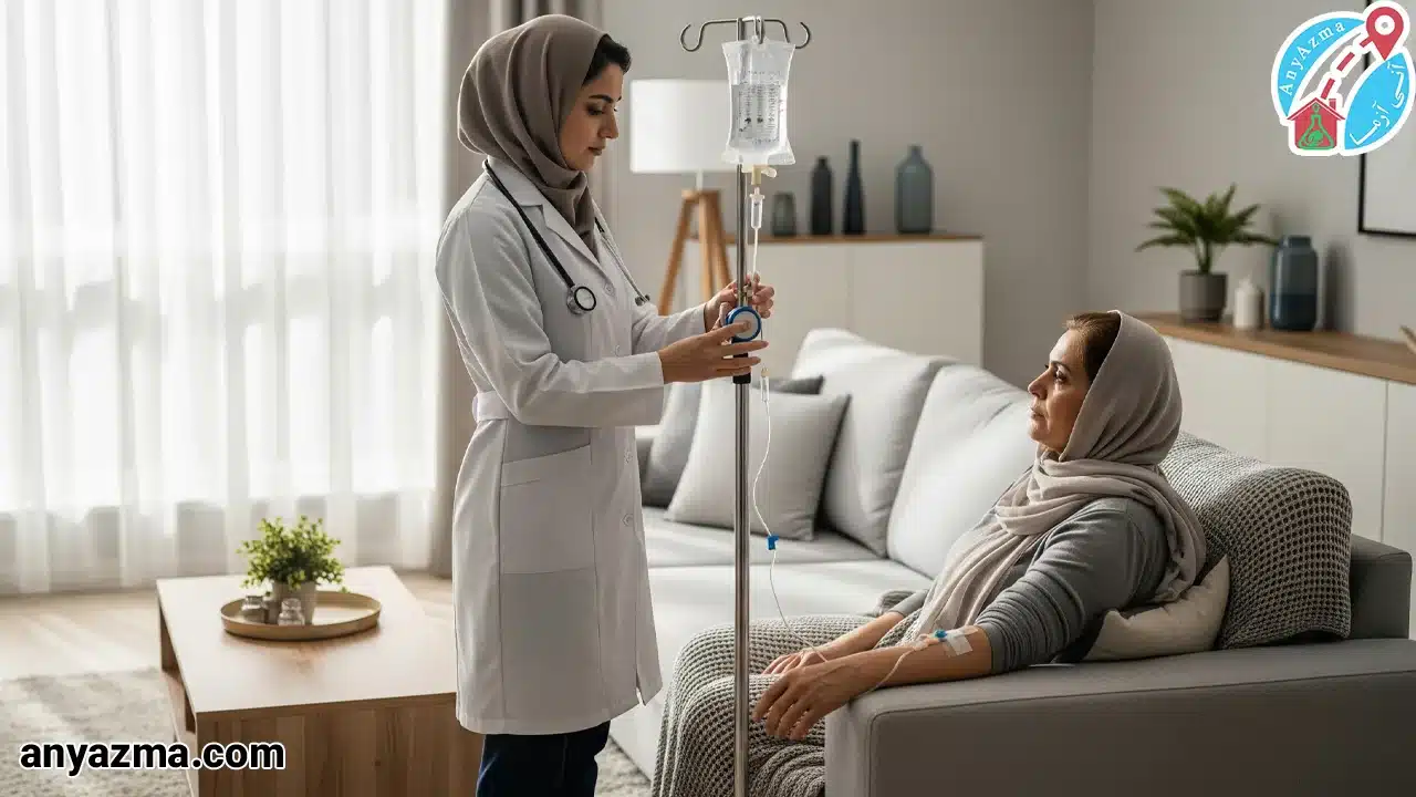 تزریق سرم در منزل کرج