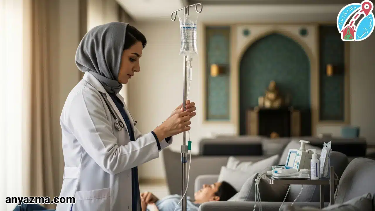 سرم تراپی در منزل شیراز