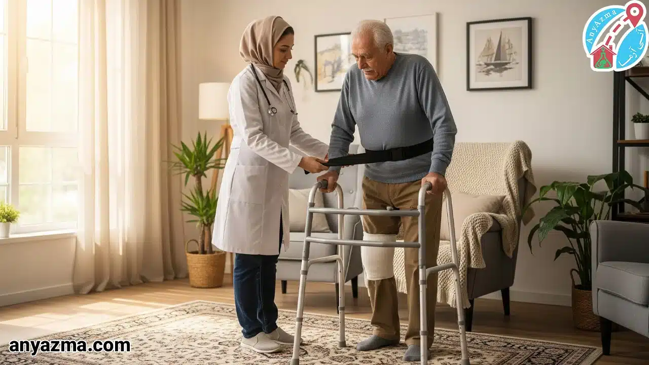 فیزیوتراپی لگن در منزل