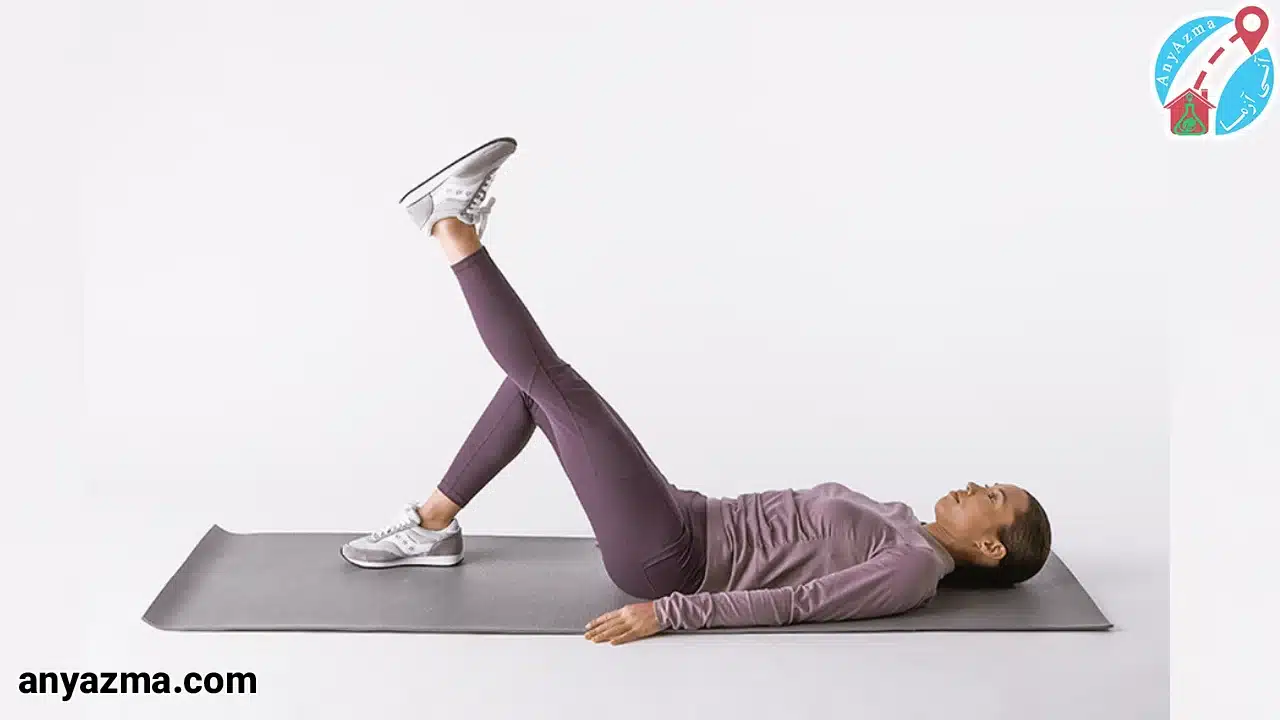 فیزیوتراپی ران پا در منزل