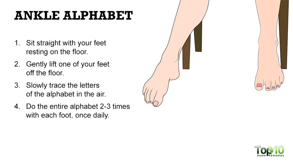 فیزیوتراپی مچ پا در منزل