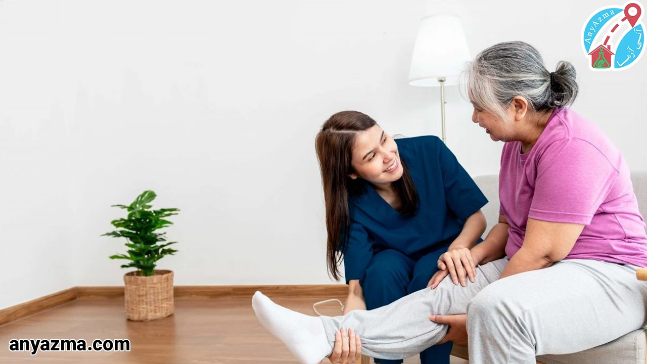 فیزیوتراپی در خانه ساری