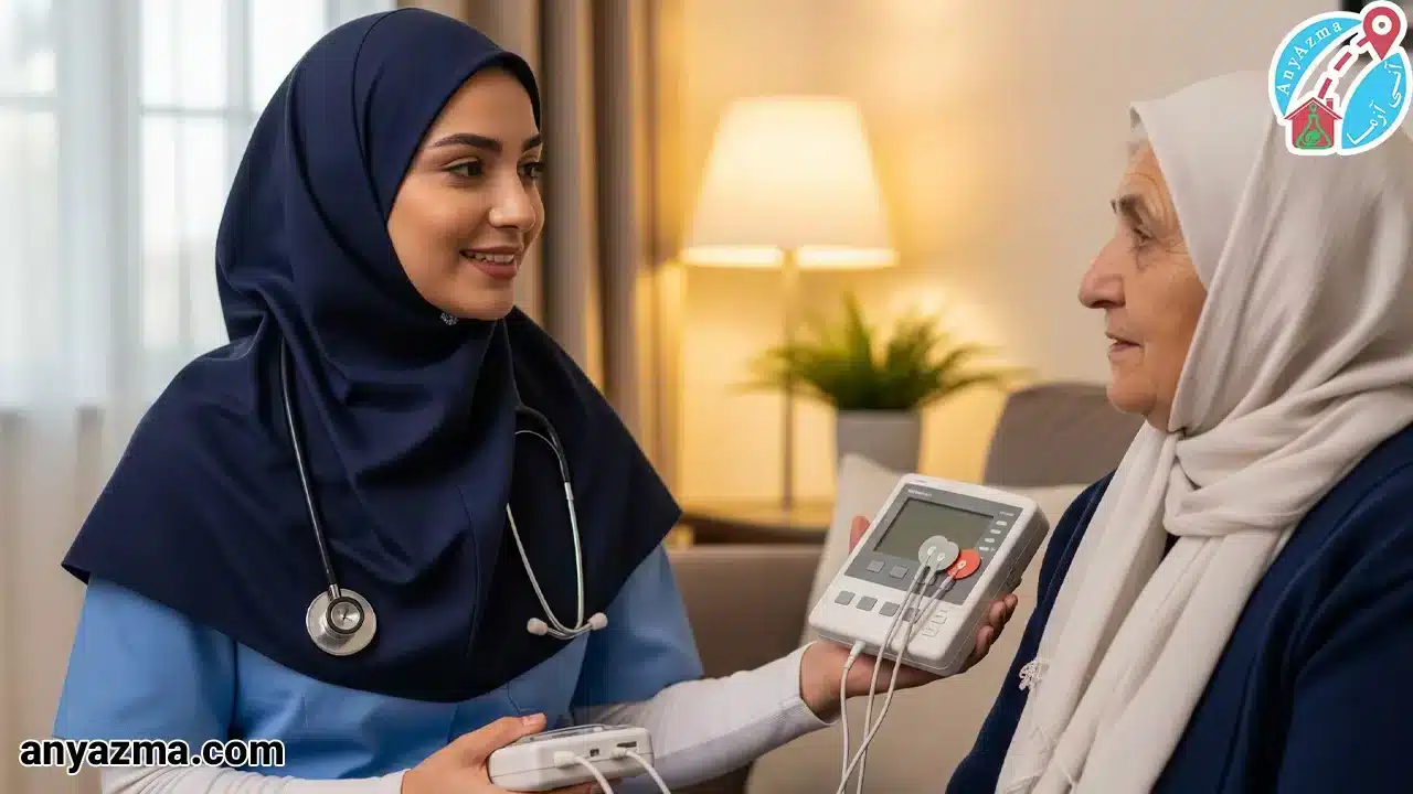 نوار قلب در خانه در اصفهان