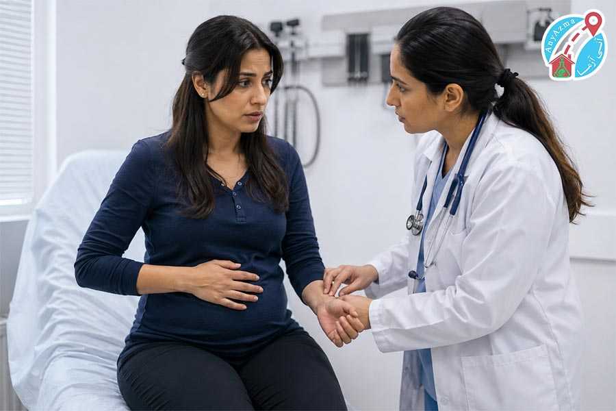 ارزیابی پزشکی فوری سرگیجه و علائم هشدار در هفته هشتم بارداری