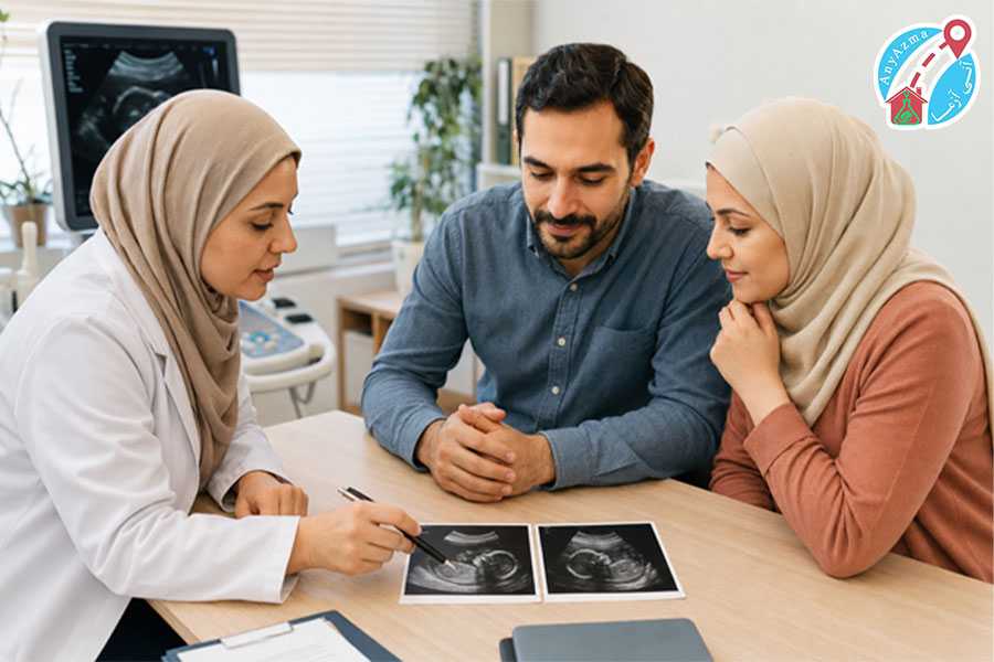 مقایسه تصاویر در سنین مختلف بارداری