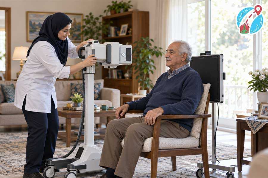 رادیولوژی در منزل با دستگاه پرتابل