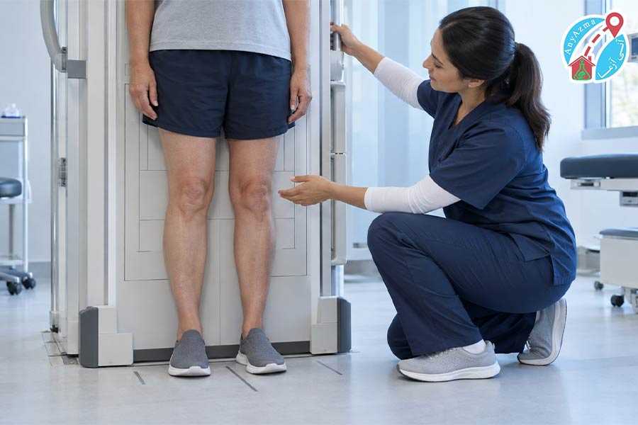 عکس رادیولوژی زانو ایستاده