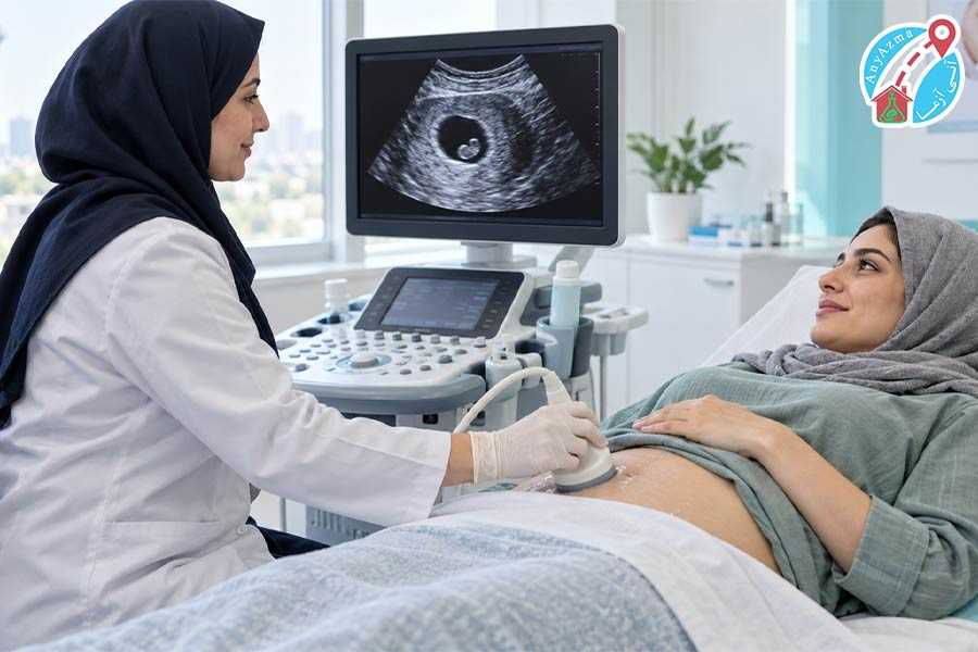 اولین سونوگرافی بارداری